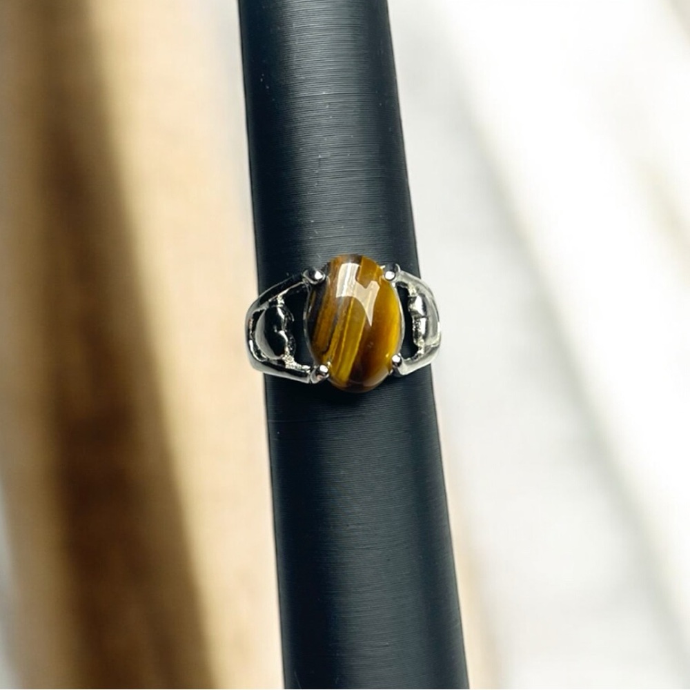 Tigers Eye Stone Ring